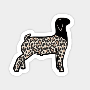 Cheetah Print Market Goat - NOT FOR RESALE WITHOUT PERMISSION Sticker